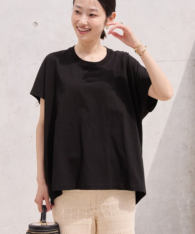 AMERICAN HOLIC フレンチスリーブ後切替プルオーバー Black