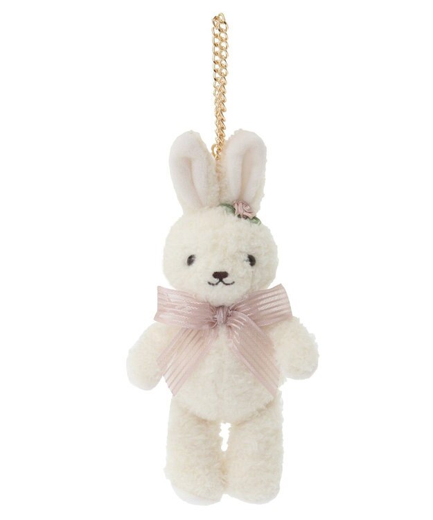 Maison de FLEUR ローズラビットチャーム Ivory