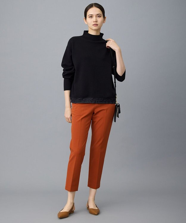 自由区 【SHIHOさん着用】スムージードローコード ニット ブラック