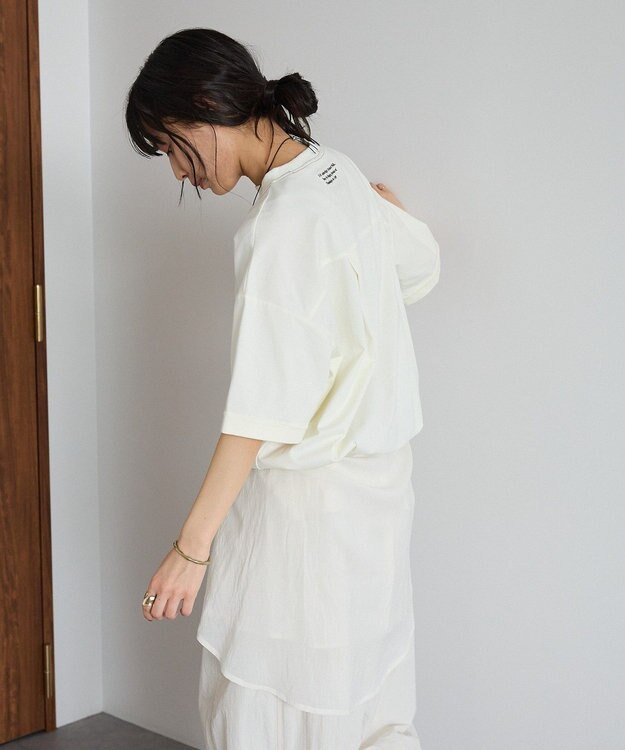 CRAFT STANDARD BOUTIQUE バイカラーヘムプルオーバー Off White