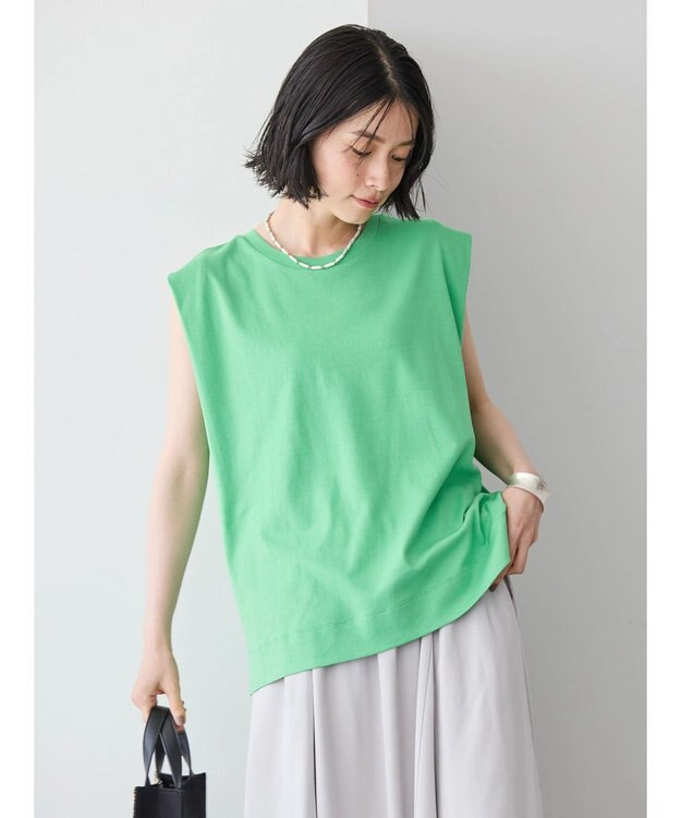 AMERICAN HOLIC ショルダータックノースリーブプルオーバー Light Green