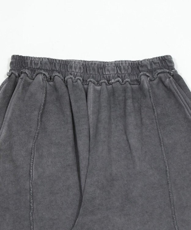 WEGO 【ユニセックス着用ITEM/ウエストゴム】スウィッチングスウェットパンツ ブラックその他