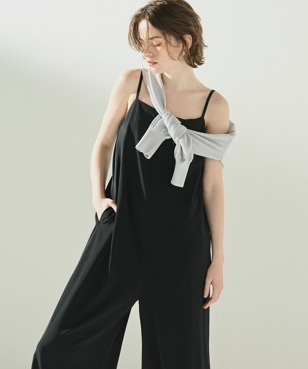 uncrave 【接触冷感・撥水・洗濯機洗い可】クールタッチツイル オールインワン（uncrave STANDARD） ブラック