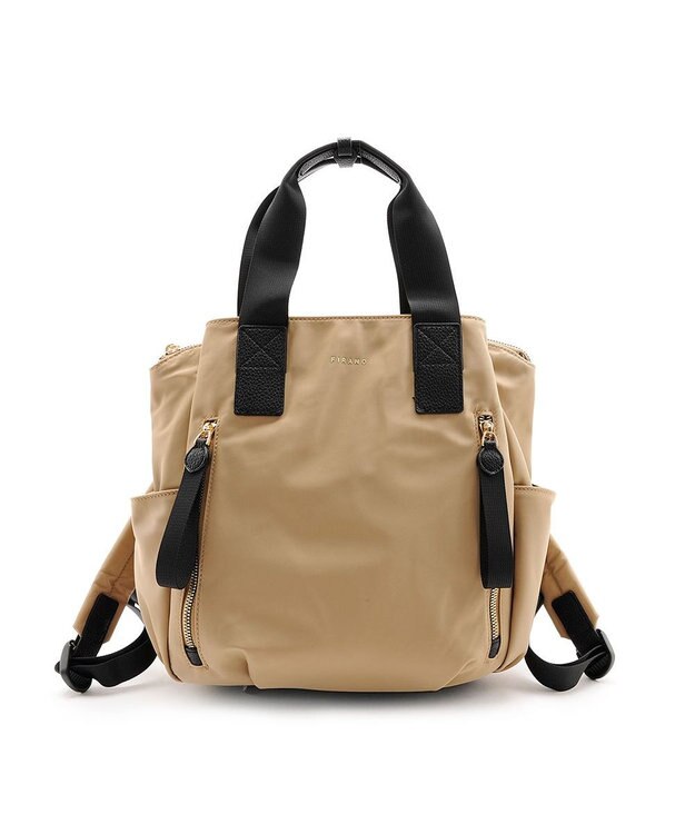 MioFIRANO はっ水軽量ナイロン2WAYリュック　FIRANO フィラノ BEIGE