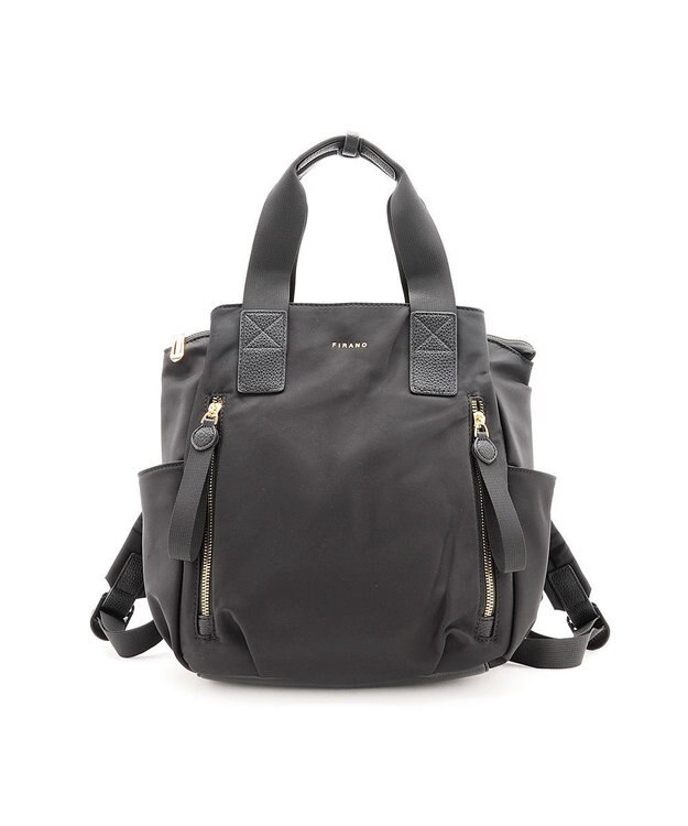 MioFIRANO はっ水軽量ナイロン2WAYリュック　FIRANO フィラノ BLACK