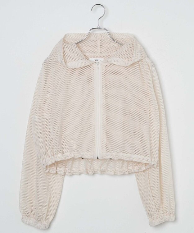 WEGO メッシュパーカー オフホワイト