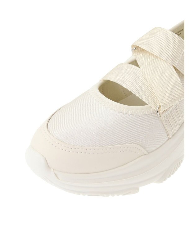 Green Parks ＲＵＰＩＳ．　クロスベルトスニーカー Ivory