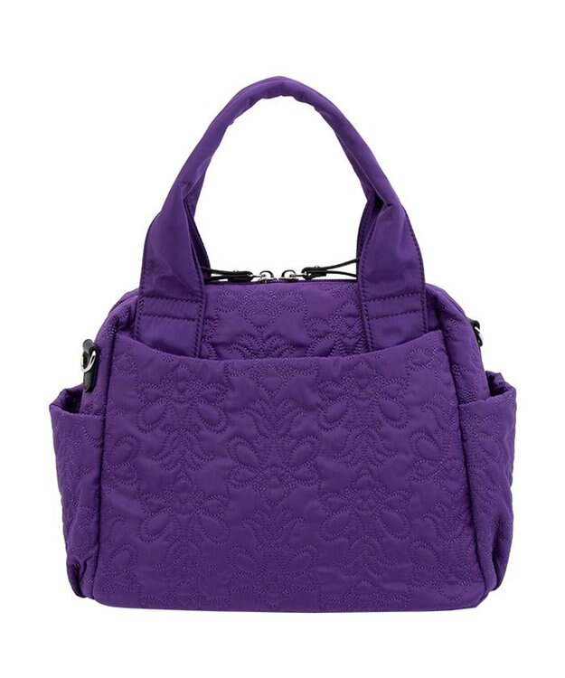 ANNA SUI アニー 2wayボストンバッグ パープル