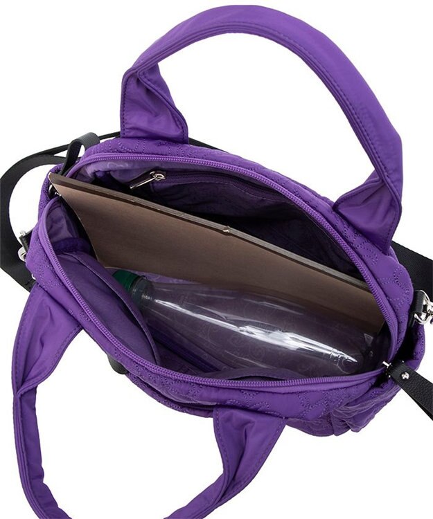 ANNA SUI アニー 2wayボストンバッグ パープル