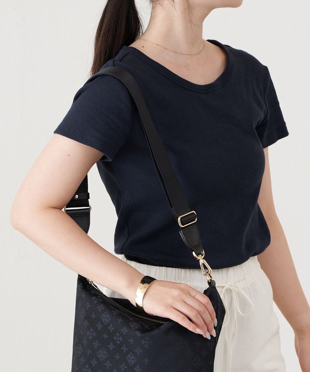 russet アレンジショルダーベルト【ナイロンテープ】(CE-1145) Black