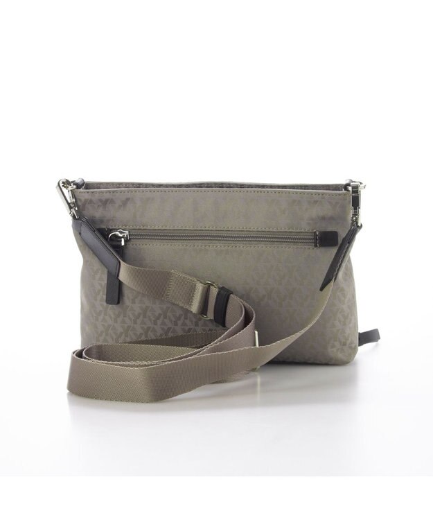 Y'SACCS モノグラムお財布ポシェット グレー