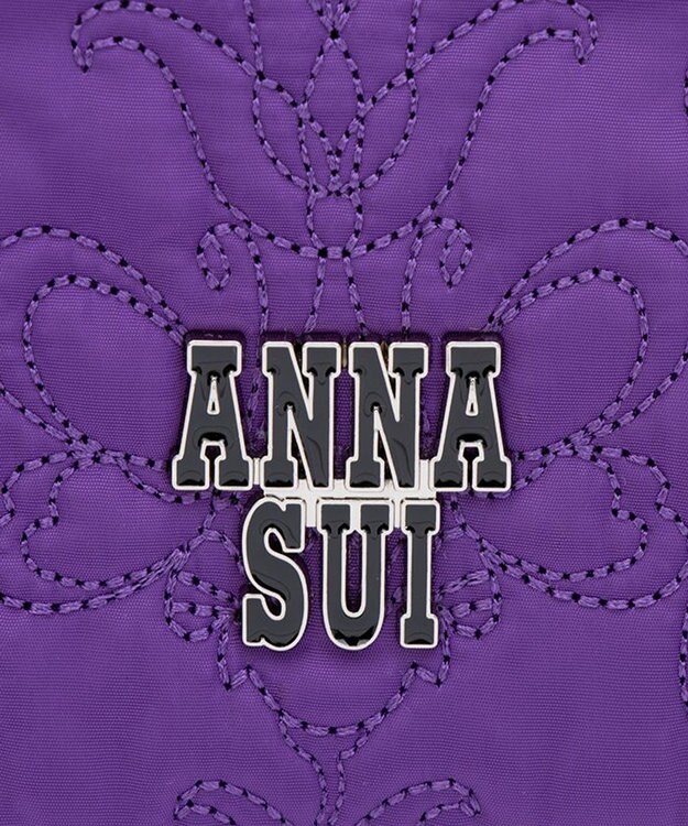 ANNA SUI アニー 2wayボストンバッグ パープル
