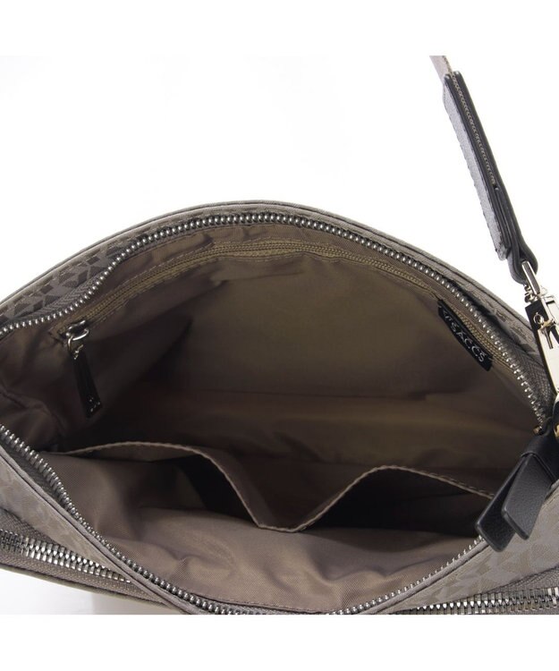 Y'SACCS モノグラムお財布ポシェット グレー