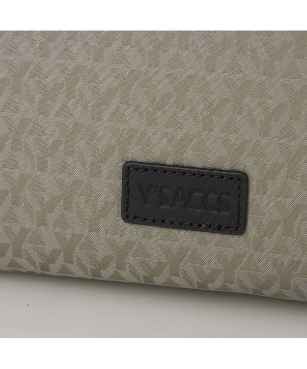 Y'SACCS モノグラムお財布ポシェット グレー