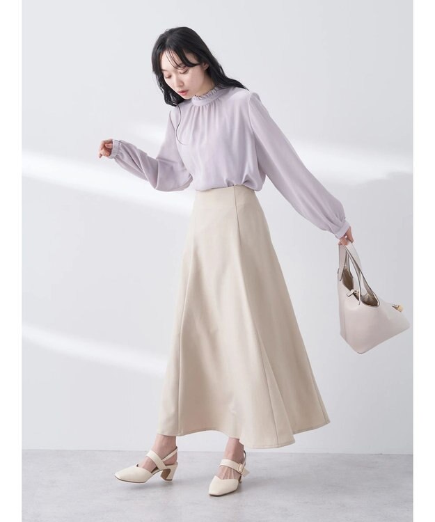 earth music&ecology ２ＷＡＹスタンドフリルブラウス Pink