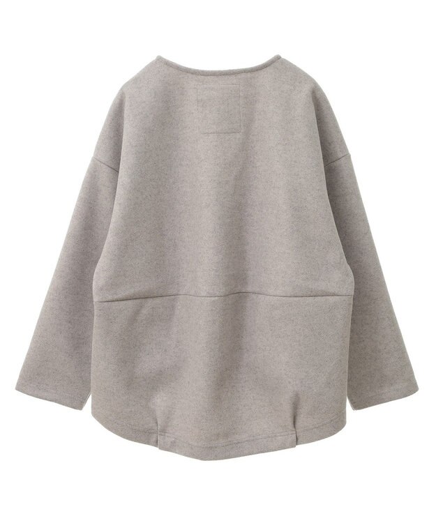 CRAFT STANDARD BOUTIQUE 圧縮ウール風ZIP付きジャケット Charcoal Gray