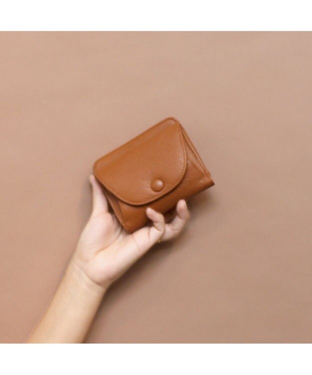 UNBILLION アトランタ ATLANTA / 牛革二つ折り財布 キャメル