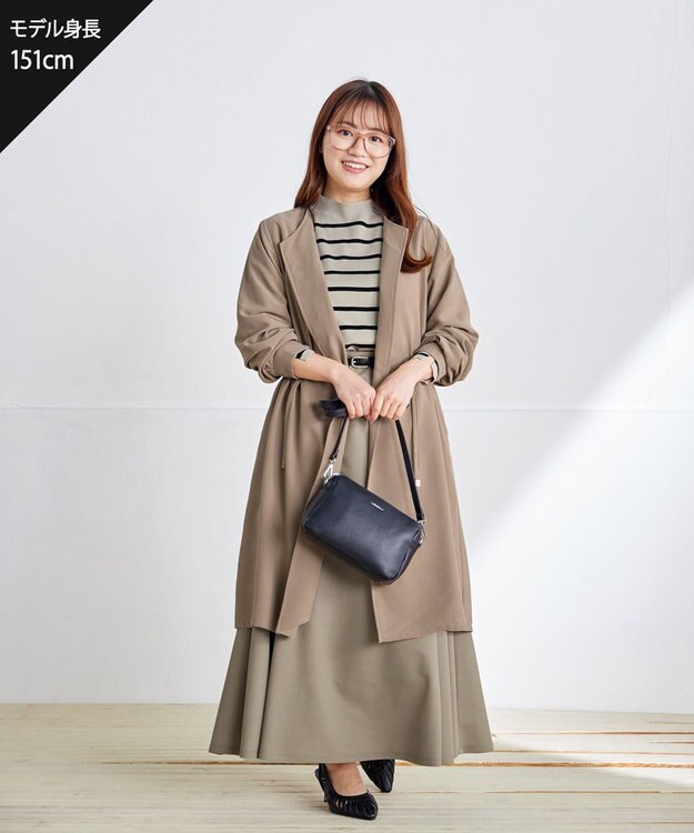 Tiaclasse 【選べる】フレア＆タイトカノコスカート フレア：ベージュ