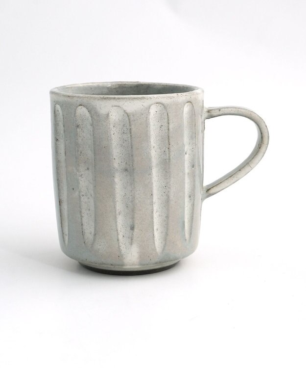 たち吉 【たち吉】粉引彫文マグ〈１個〉美濃焼 キナリ