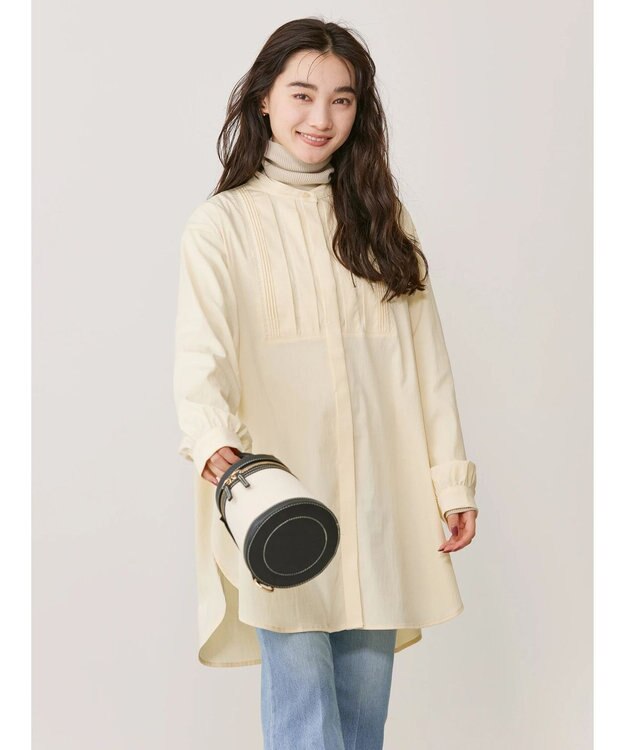 AMERICAN HOLIC ブザムバックボタンチュニック Light Yellow