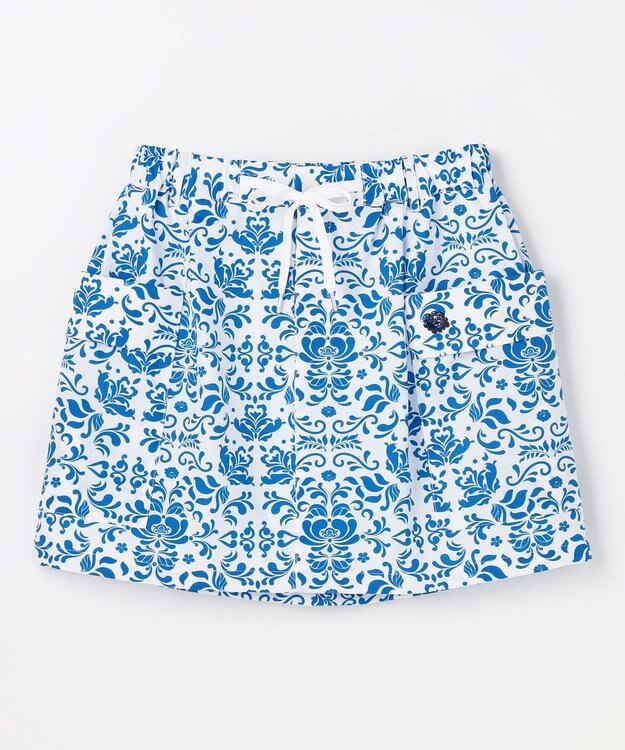 PW CIRCULUS 【 吸水速乾 / ストレッチ 】【WOMEN】裾2WAY デルフト バルーンスカート ゴルフウェア レディース スカイブルー系5