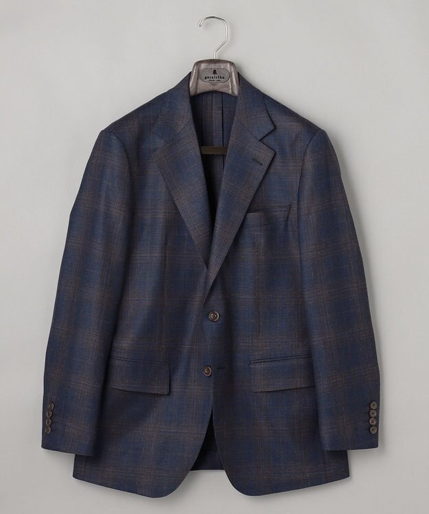 GOTAIRIKU 【REDA】TIMELESS HARMONY ジャケット_ネイビー×ブラウン ネイビー×ブラウン チェック