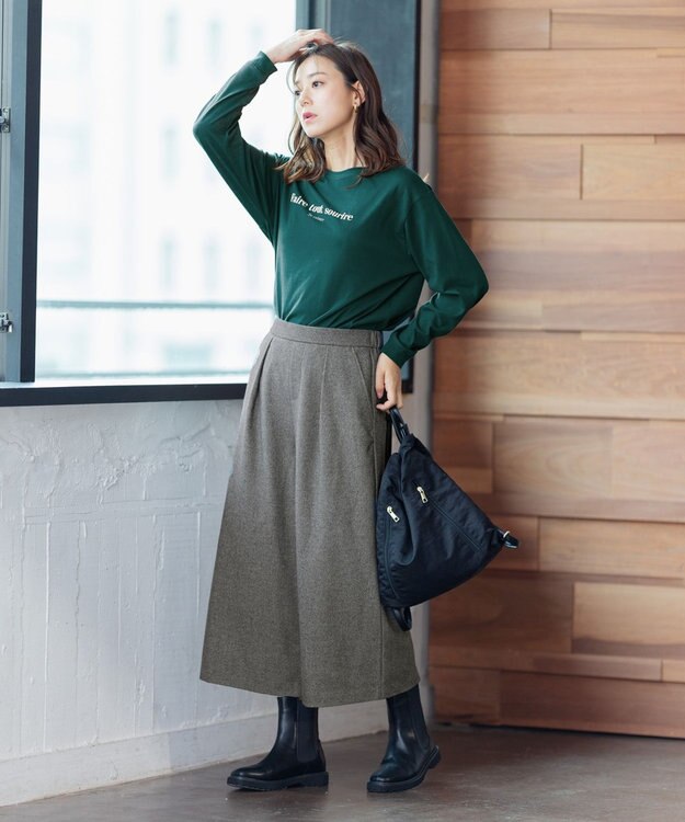 ANY 【軽くて疲れにくい！】サイドゴアブーツ ブラック系