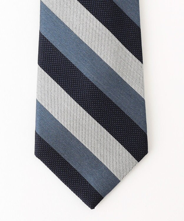 J.PRESS MEN 【J.PRESS SPUN SILK COLLECTION】レジメンタルネクタイ ネイビー系2