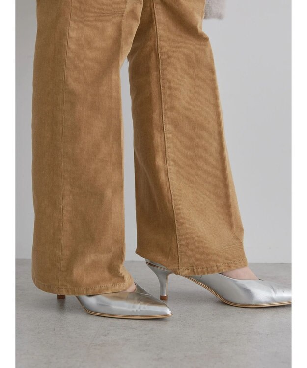 AMERICAN HOLIC コーデュロイフレアパンツ Beige