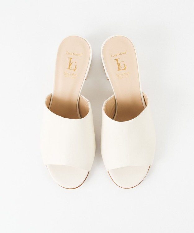 BONTRE 【LucaGrossi/ルカグロッシ】オープントゥヒールサンダル/H768S-RS アイボリー