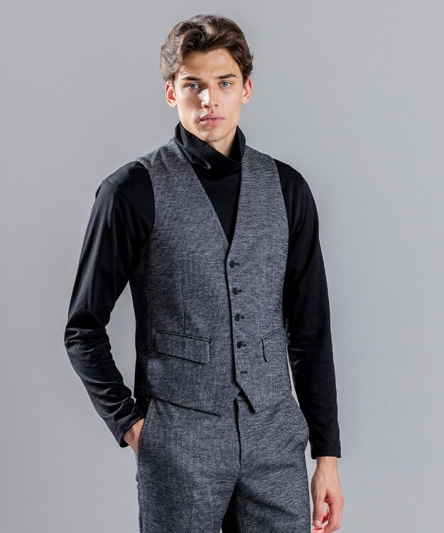 JOSEPH HOMME ドビージャーシー　ジレ ライトグレー系