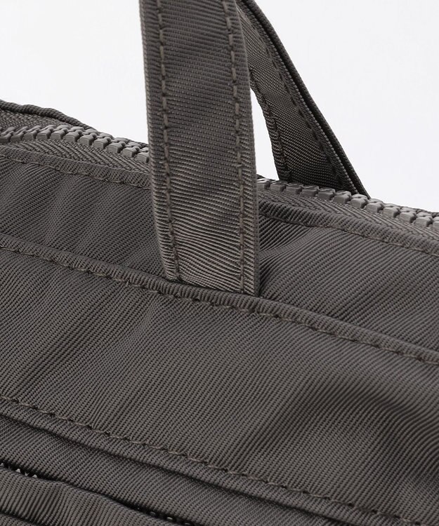 LA BAGAGERIE 【MONICA】サイドジップ2WAYトートバッグ ダークグレー