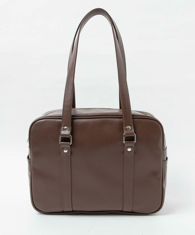 WEGO 【SCHOOL ITEM】PUスクールバッグ ブラウン
