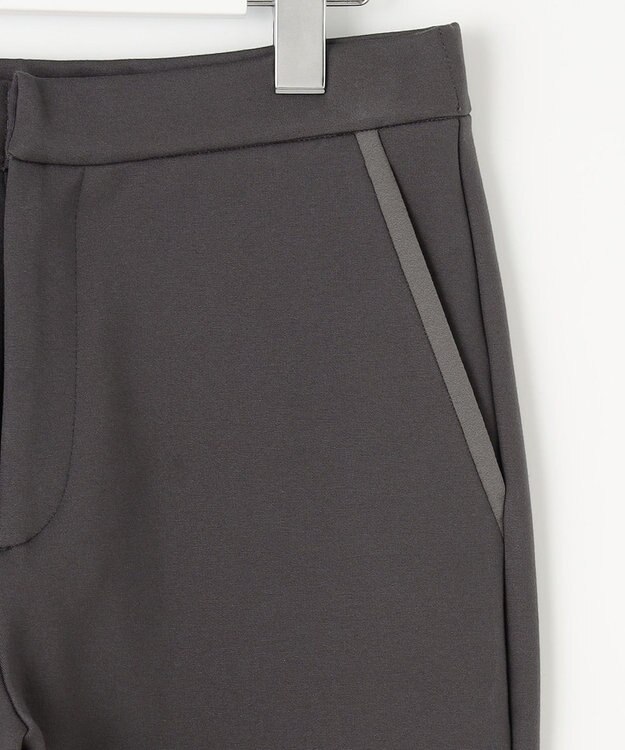 J.PRESS LADIES L 【洗える】ジャージー パンツ グレー系