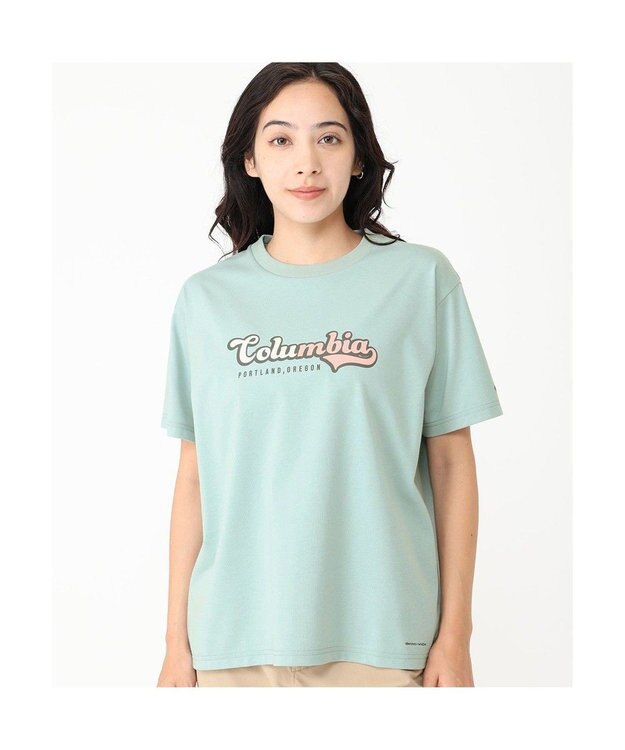 Columbia Columbia/ ウィメンズチャールズドライブショートスリーブTシャツ /コロンビア Aqua Tone