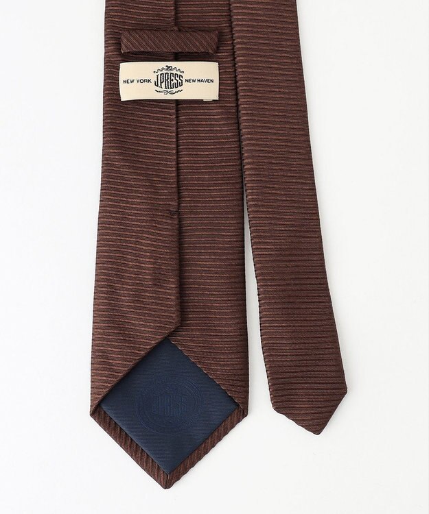 J.PRESS MEN 【J.PRESS 10PLY LUXURY SILK COLLECTION】ツイルソリッド ネクタイ ダークブラウン系