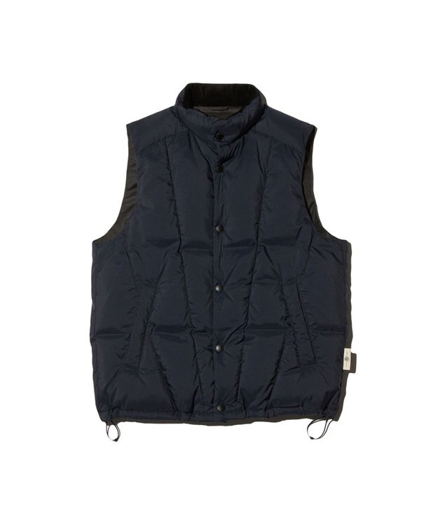 J.PRESS MEN ナイロンワッシャータフタ ダウンベスト ネイビー系
