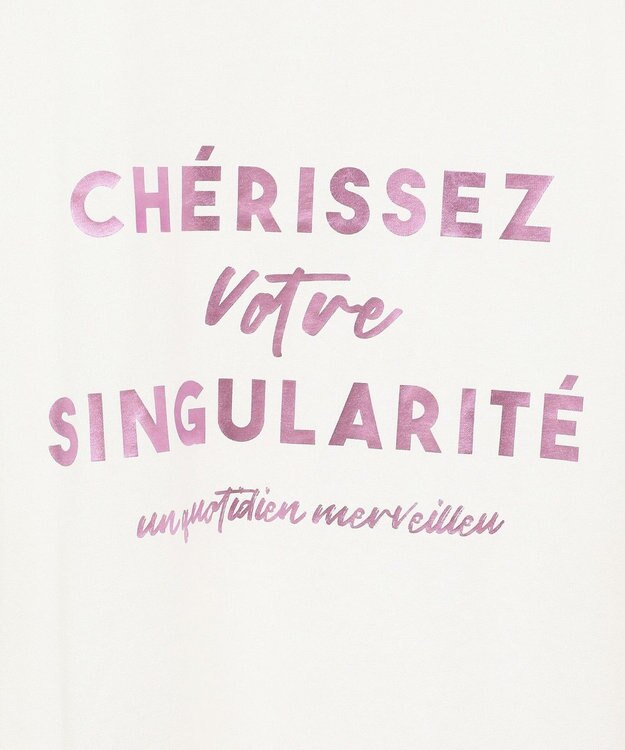 Green Parks 箔プリント長袖ロンＴＥＥ Pink