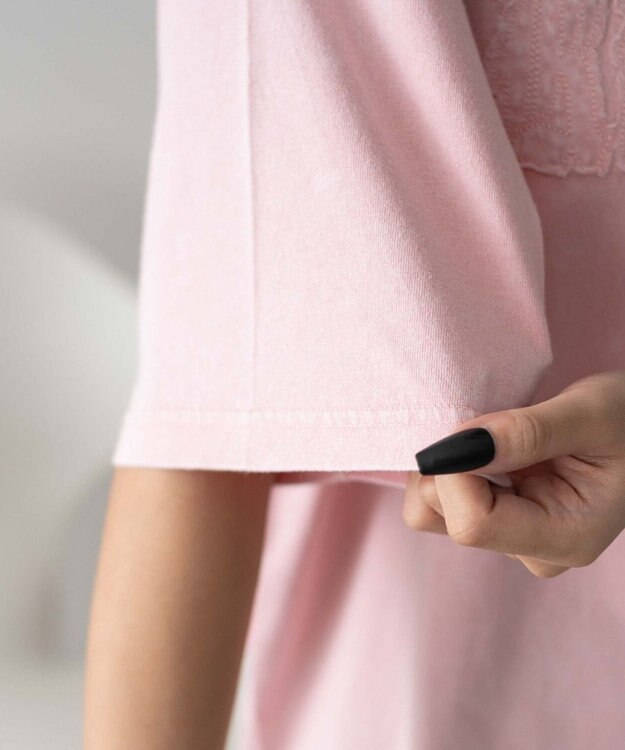 WEGO ヴィンテージウォッシュグラフィックビッグT ピンク