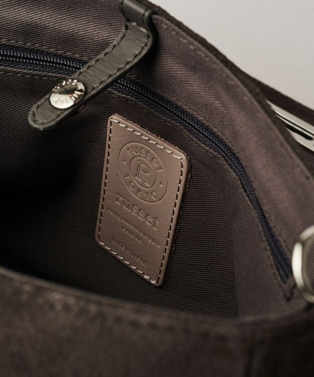 russet スエードフラップミニトートバッグ(CE-1722-WEB) Gray