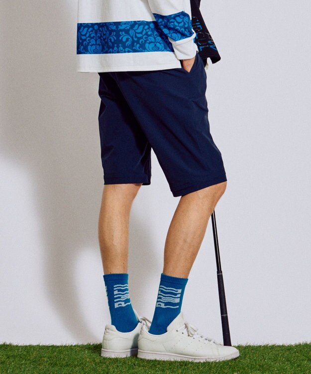 PW CIRCULUS 【ストレッチ素材】【MEN】2WAY デタッチャブルパンツ ゴルフ ネイビー系