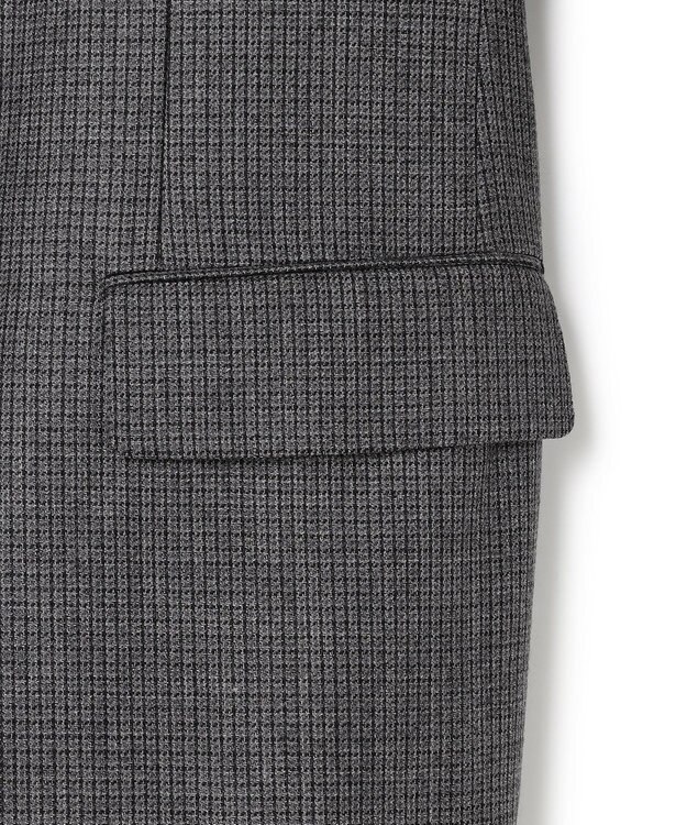 J.PRESS MEN 【定番 / セットアップ対応】マナードシルクホームスパン ガンクラブチェック ジャケット ライトグレー系3