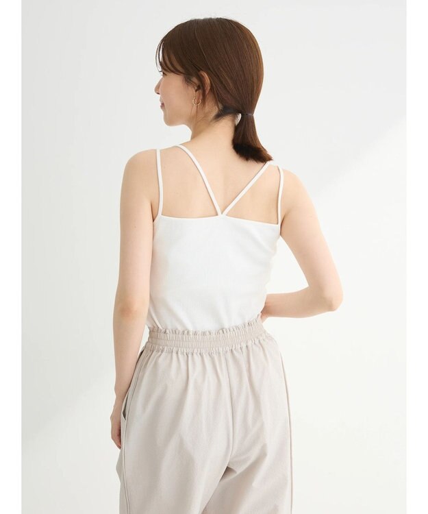 Green Parks カップ付きマルチストラップタンク White