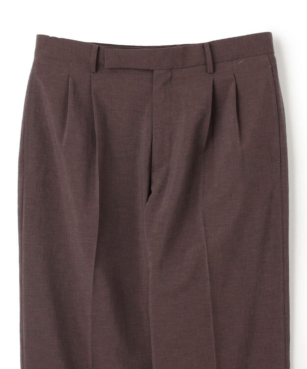 UNFILO MENS TENNEN TOUCH タックパンツ [24年春夏商品] ブラウン