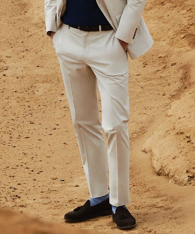 GOTAIRIKU 【セットアップ対応】OLYMPIAS コットンパンツ ベージュ系