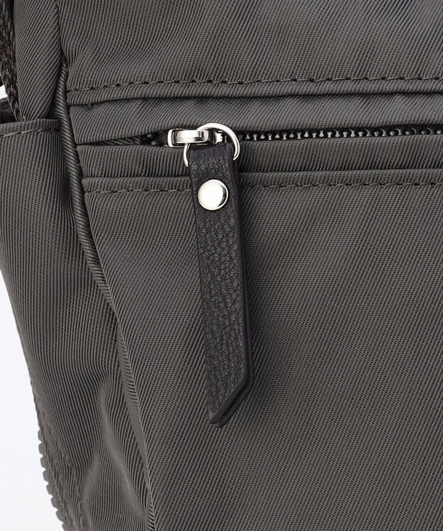 LA BAGAGERIE 【MONICA】サイドジップ2WAYトートバッグ ダークグレー