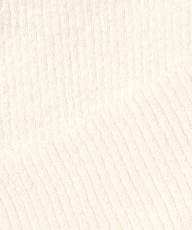 組曲 L 【WEB限定】ミニブークレー襟付きニットポロ アイボリー系