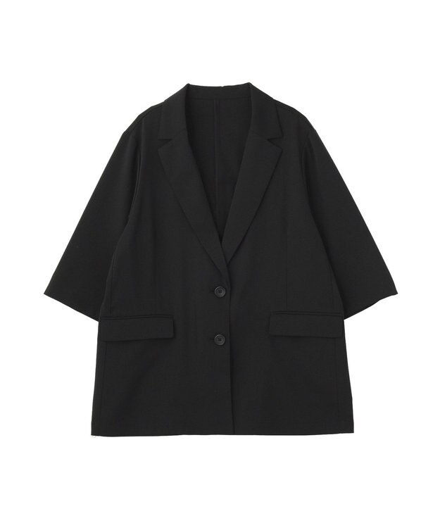 Green Parks シングル半袖ジャケット Black