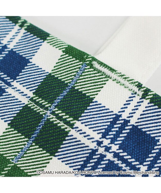 ROOTOTE 4722【オサムグッズ】OSAMU GOODS(R)×ROOTOTE トール・フラット 02：チェックネイビー