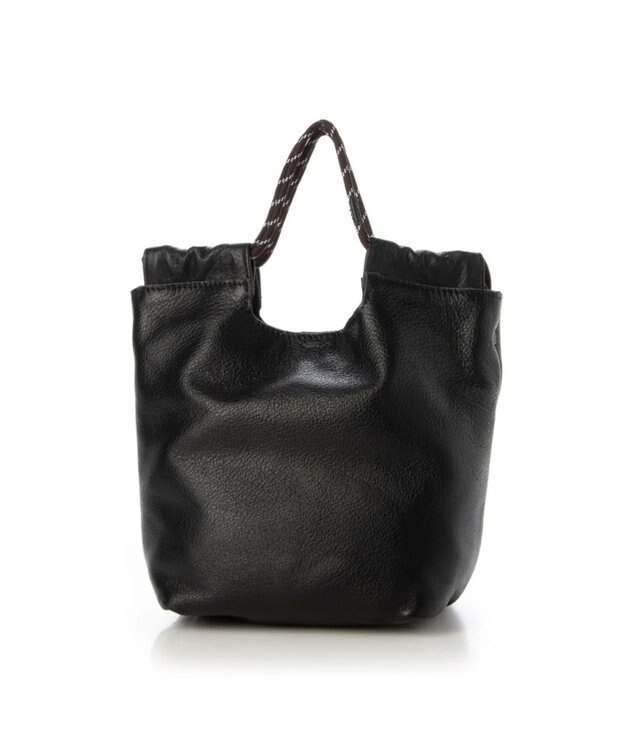 UNBILLION perche 牛革ソフト3wayコードハンドルバッグ ブラック